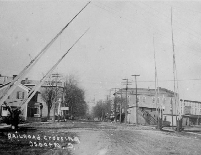 Railroad Crossing in Osborn
