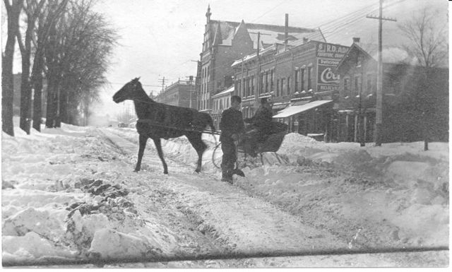Snow-Hoarse & sleigh